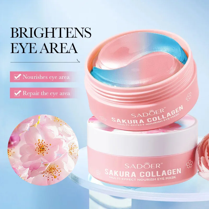 60pcs Sakura Collagen Eye Mask - đánh giá và giá Collagen Under Eye Patches