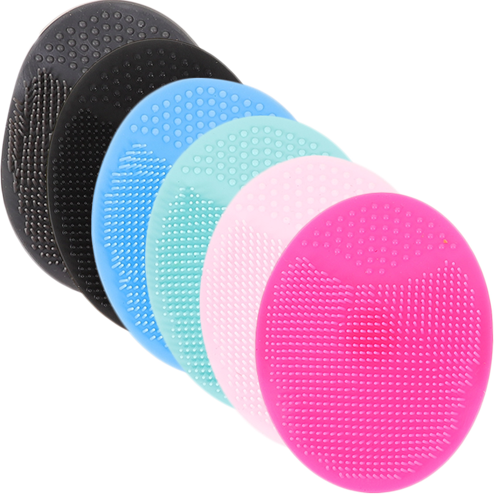 6 Pcs Cleansing Brush Pore Cle - đánh giá và giá Silicone Face Scrubber Electric