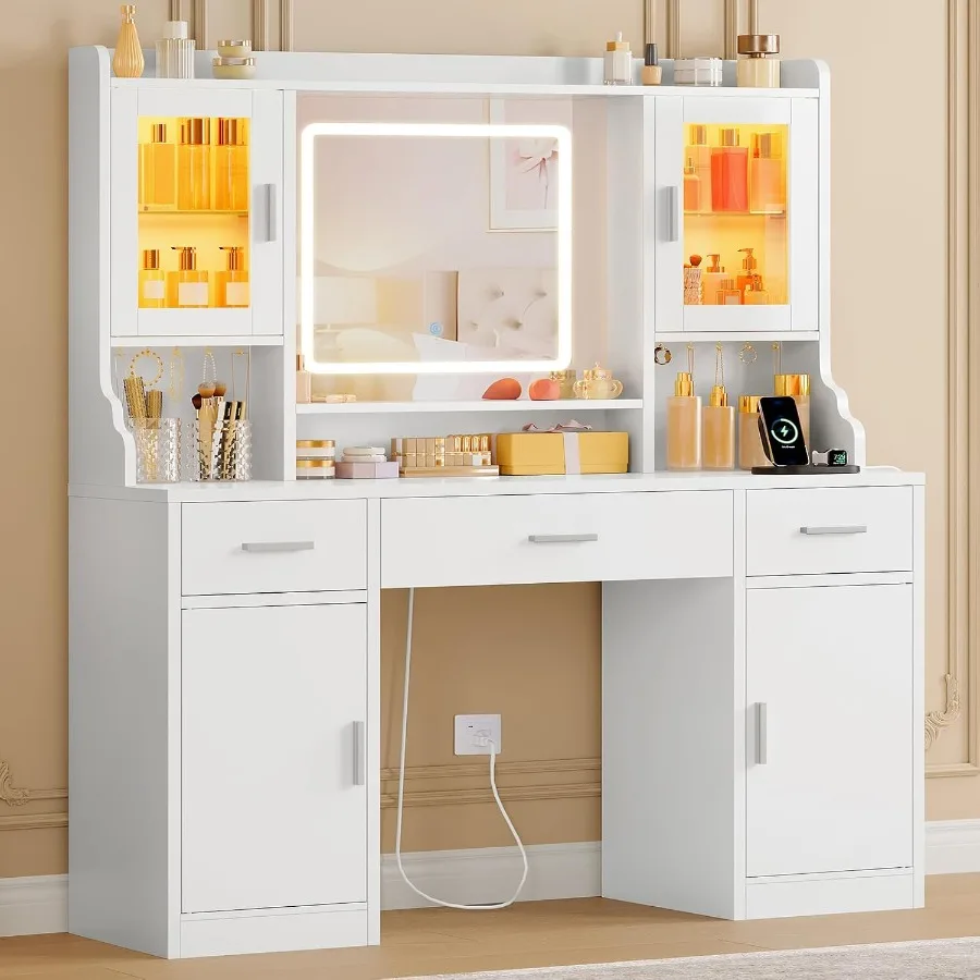 Makeup vanity desk with mirror - đánh giá và giá Makeup
