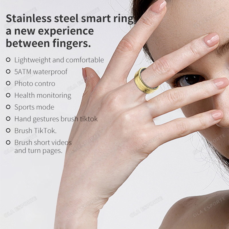 Stainless Steel Smart Ring Wat - đánh giá và giá Health Monitors