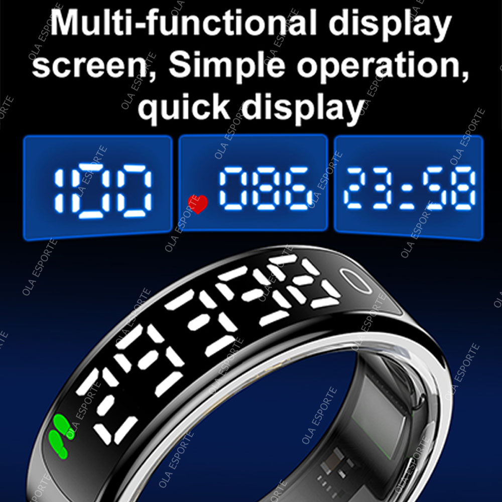 Smart Ring with Charging Case  - đánh giá và giá Health Monitors