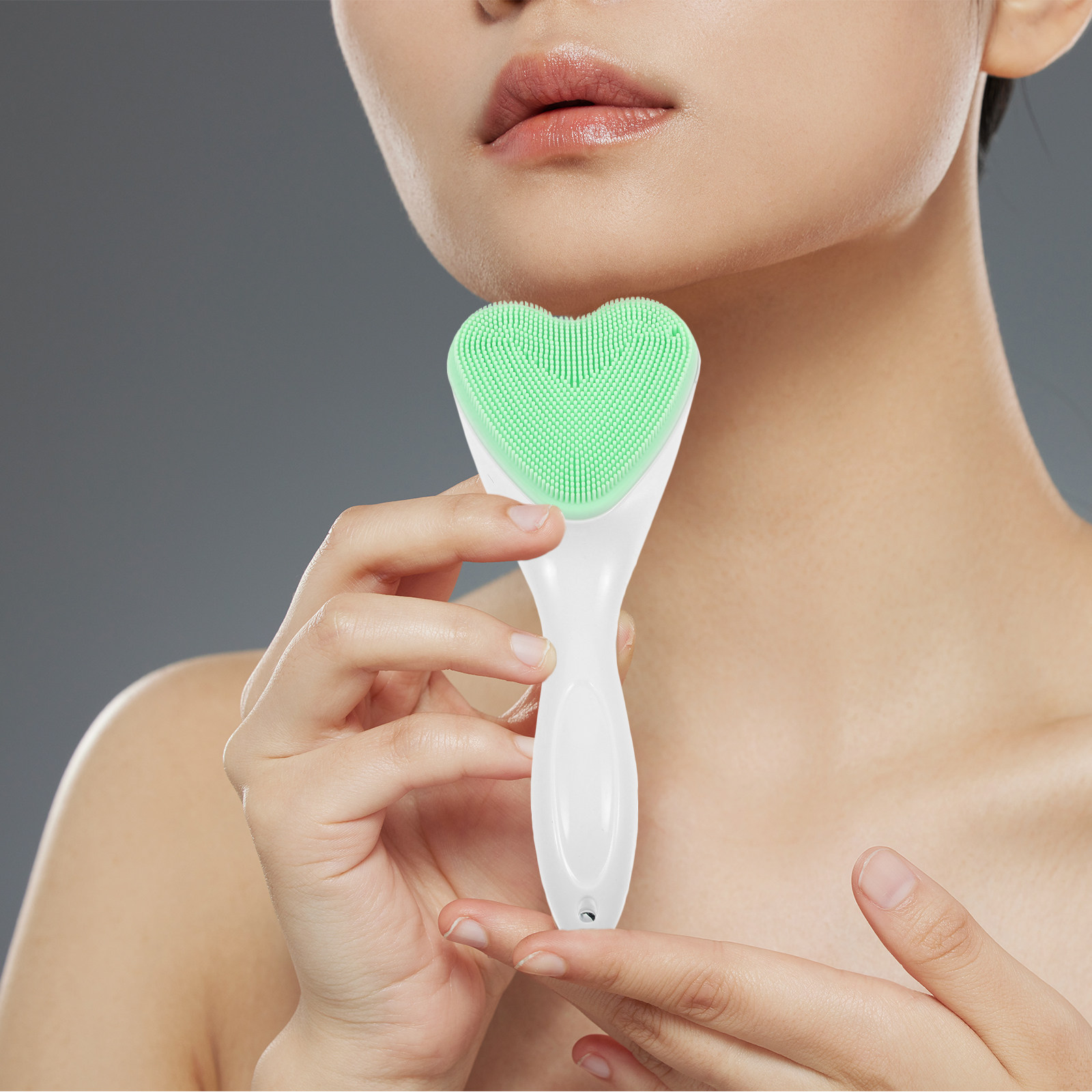 Facial Cleansing Brush Silicon - đánh giá và giá Silicone Face Scrubber Electric